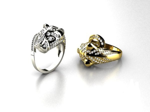 lioness ring 3d 3dm - Lioness Ring by aych
